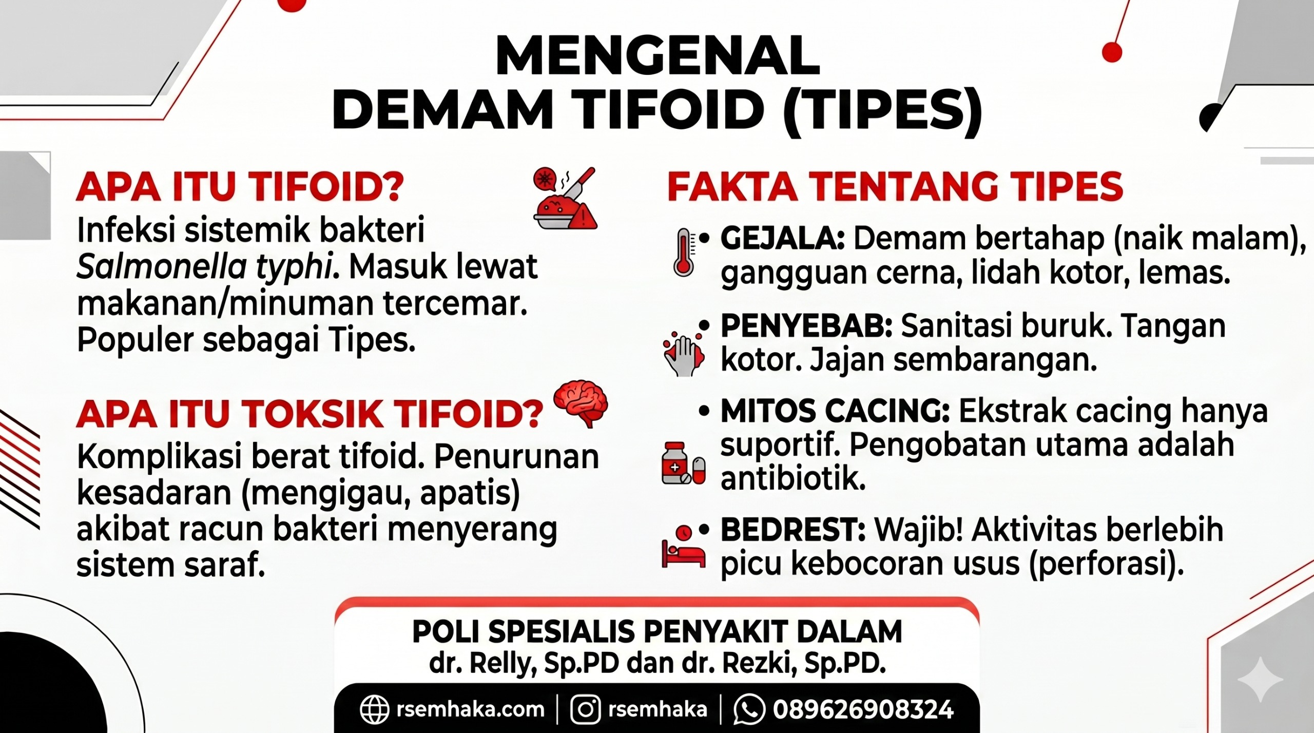Mengenal Demam Tifoid (Tipes)